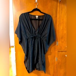 Echo Cobalt Black Classic Butterfly Swim
Cover Up - one size fits all